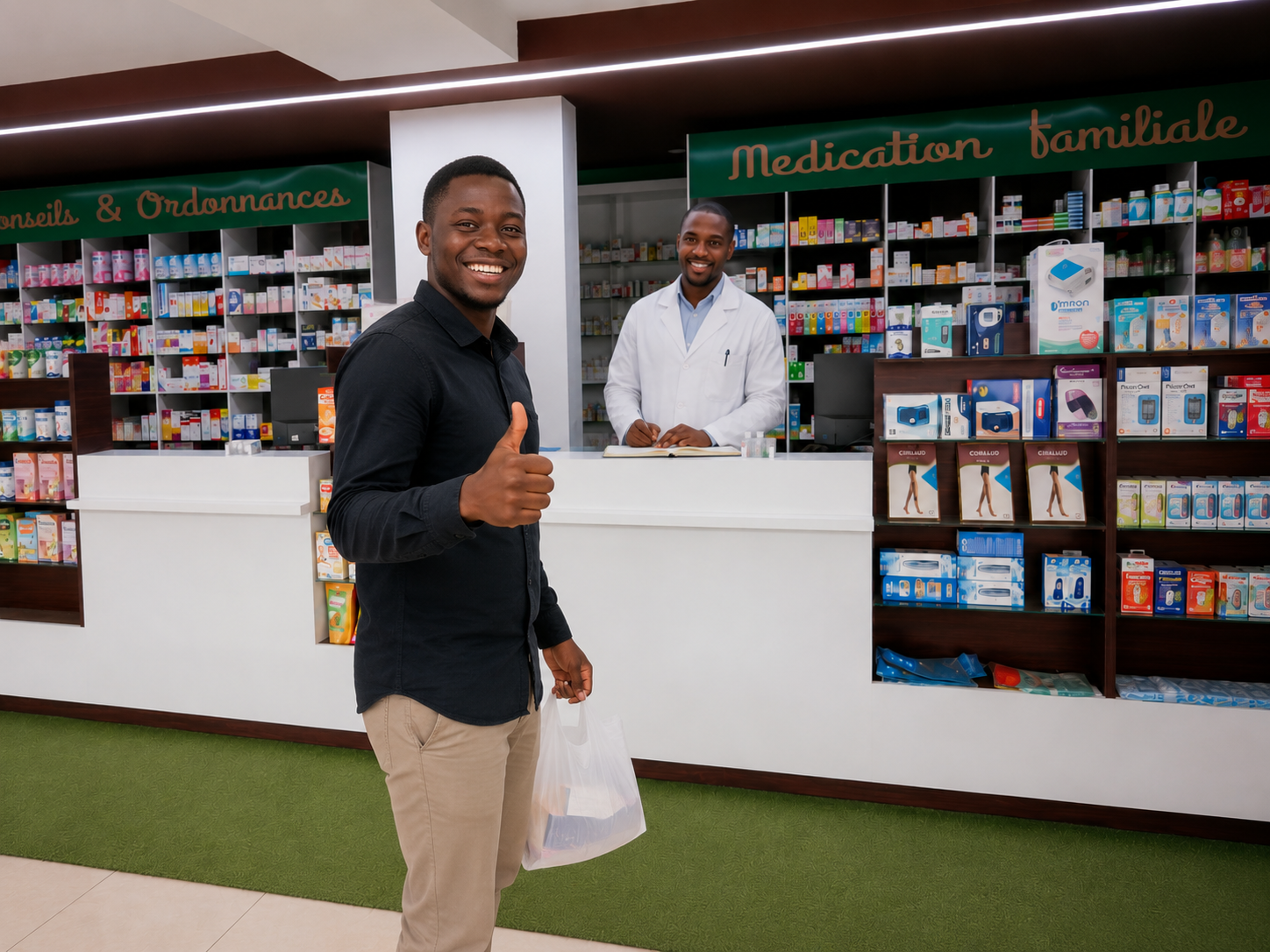 Pharmacien OASIS souriant